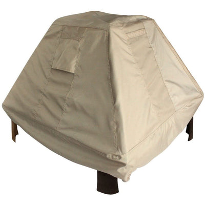 Heavy Duty Patio Fire Pit Cover Gold