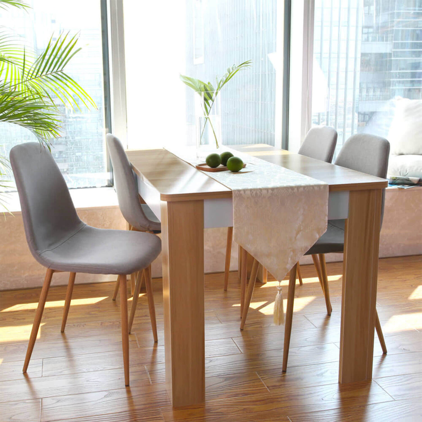 Modern Dining Chair Grey (Set of 4)