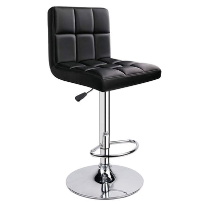 Square Swivel Adjustable Height Bar Stool (1 Chair)