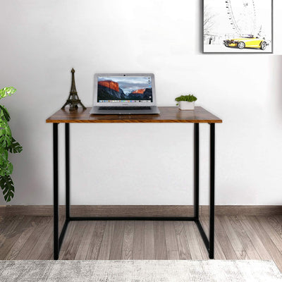 Foldable Computer Desk - No Assembly Required - HOMEKOKO