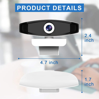Xhometech Webcam with Microphone USB 2.0 PC Laptop Desktop Web Camera - HOMEKOKO
